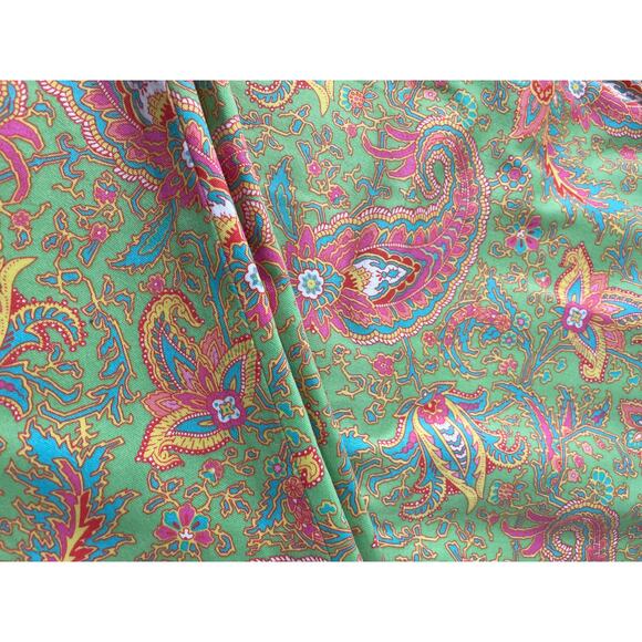Lauren Ralph Lauren Women's Paisley Pants Size 12 Trousers Bright Spring Easter - Picture 13 of 16